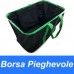  Borsa Porta Spesa Riutilizzabile Pieghevole Portatile Shopping Bag Da Carrello